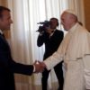 Le président Macron chez le pape !